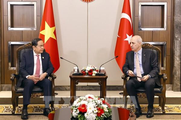 Chủ tịch Quốc hội Trần Thanh Mẫn hội kiến Chủ tịch Quốc hội Thổ Nhĩ Kỳ