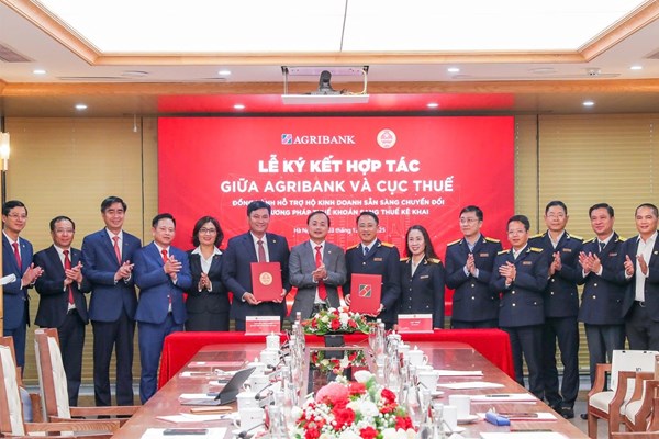 Agribank đồng hành cùng hộ kinh doanh kê khai thuế
