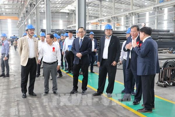 Khánh thành nhà máy thép Hòa Phát Long An
