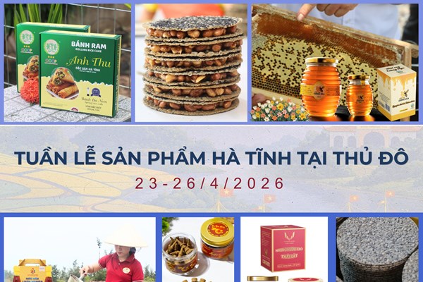Sắp diễn ra Tuần lễ sản phẩm Hà Tĩnh tại Thủ đô  ﻿