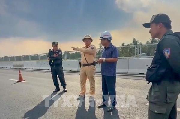 Xử phạt một công ty thi công cao tốc không đảm bảo an toàn giao thông