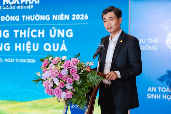 Nông nghiệp Hòa Phát sẽ chi trả 36% cổ tức tiền mặt trong năm 2026