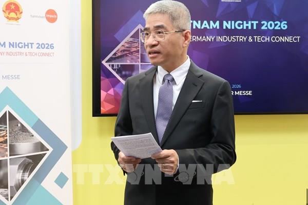 Vietnam Night kết nối doanh nghiệp tại Hội chợ Hannover Messe 2026 ở Đức