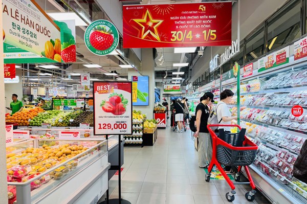 Lotte Mart khuyến mãi nhiều mặt hàng tới 50%