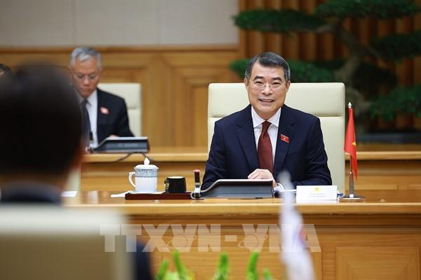 Thủ tướng Lê Minh Hưng hội kiến Tổng thống Hàn Quốc Lee Jae Myung