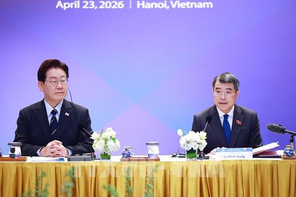 Thủ tướng Lê Minh Hưng và Tổng thống Hàn Quốc cùng dự Diễn đàn kinh tế Việt Nam – Hàn Quốc