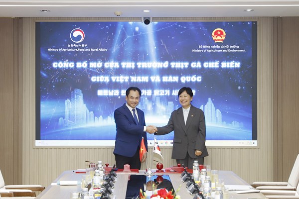 Việt Nam - Hàn Quốc mở cửa thị trường thịt gà chế biến