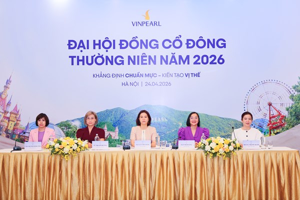 ĐHCĐ Vinpearl 2026: Bổ sung 11 ngành nghề, không chia cổ tức để tái đầu tư