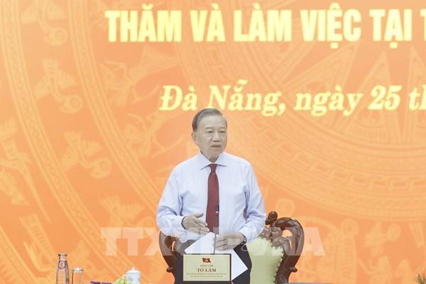 Tổng Bí thư, Chủ tịch nước Tô Lâm: Xây dựng Đà Nẵng trở thành một cực tăng trưởng lớn của cả nước