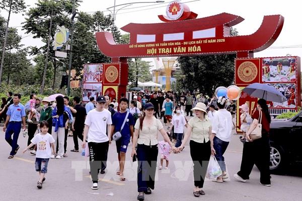 Phú Thọ đón 6,5 triệu lượt khách dịp Giỗ Tổ Hùng Vương