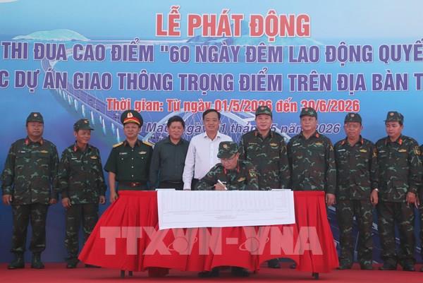 Ba dự án 74.000 tỷ tại Cà Mau: Binh đoàn 12 thi đua "60 ngày đêm quyết thắng"