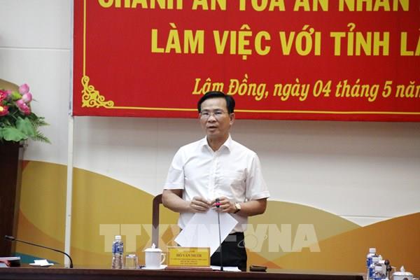 Đoàn công tác Trung ương làm việc về triển khai dự án động lực ven biển Lâm Đồng