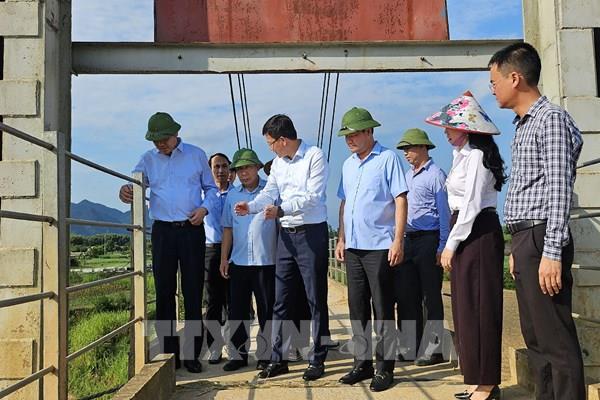 Lãnh đạo tỉnh Nghệ An trực tiếp kiểm tra, chỉ đạo khắc phục hậu quả thiên tai
