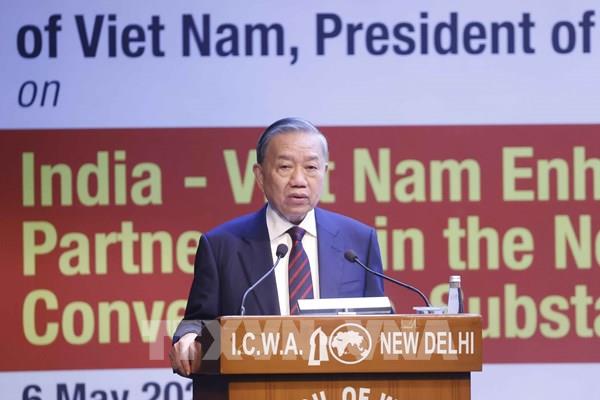 Phát biểu chính sách của Tổng Bí thư, Chủ tịch nước Tô Lâm tại Hội đồng các vấn đề thế giới của Ấn Độ