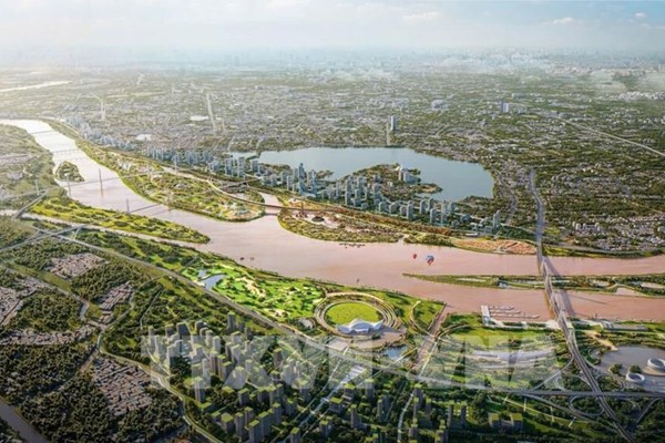 Thống nhất định hướng phát triển Trục Đại lộ cảnh quan sông Hồng