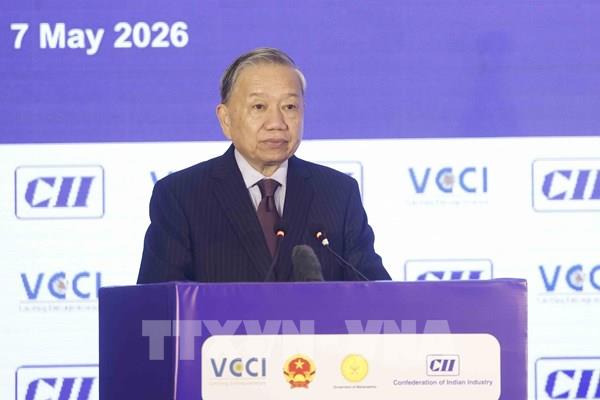 Tổng Bí thư, Chủ tịch nước Tô Lâm dự Diễn đàn doanh nghiệp Việt Nam - Ấn Độ