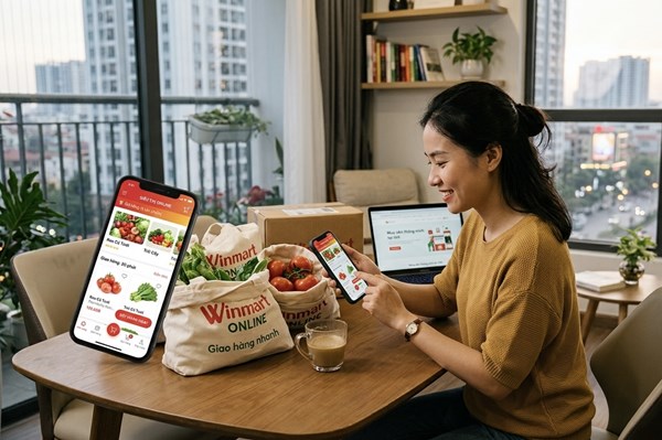 Đi chợ online bùng nổ trong đời sống đô thị