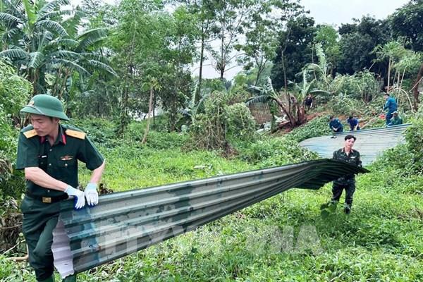 Tuyên Quang khẩn trương khắc phục thiệt hại sau dông lốc