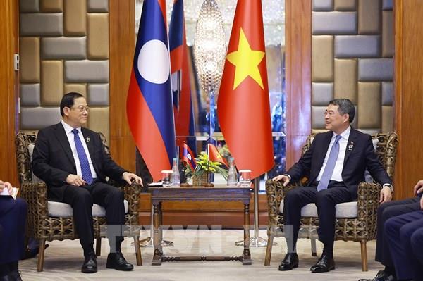 Thủ tướng Lê Minh Hưng tiếp các Thủ tướng Lào, Malaysia