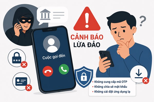 Ngân hàng cảnh báo thủ đoạn giả mạo số điện thoại để lừa đảo khách hàng