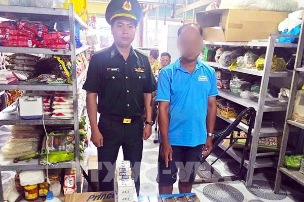 Thu giữ gần 500 bao thuốc lá không rõ nguồn gốc
