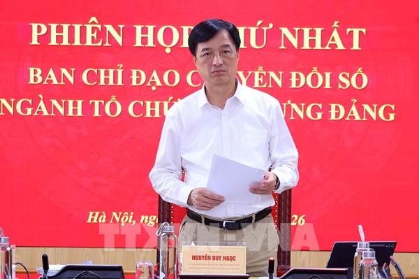 Ngành Tổ chức xây dựng Đảng mở chiến dịch 45 ngày chuyển đổi số