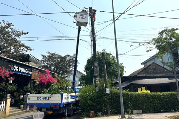 Lịch tạm ngừng cấp điện thành phố Huế ngày mai 25/5