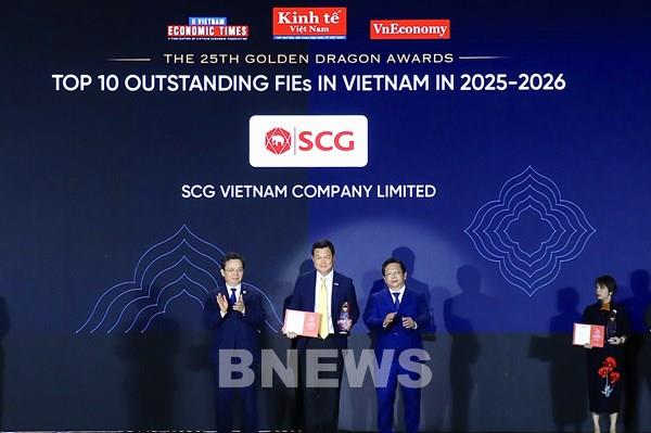 SCG 5 năm liên tiếp được vinh danh tại Giải thưởng Rồng Vàng