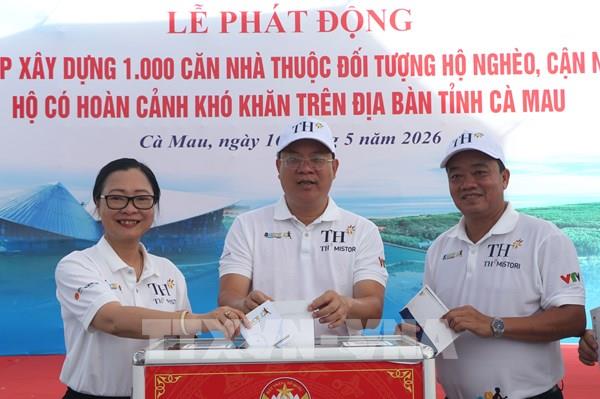 Phát động chiến dịch xây dựng 1.000 căn nhà tình nghĩa tại Cà Mau