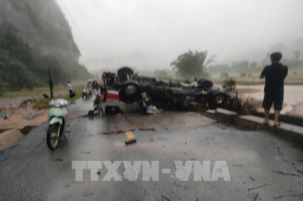 Ngành đường bộ tập trung ứng phó mưa lũ tại các tỉnh phía Bắc