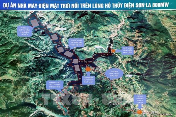 Động thổ dự án điện mặt trời nổi lòng hồ thủy điện Sơn La