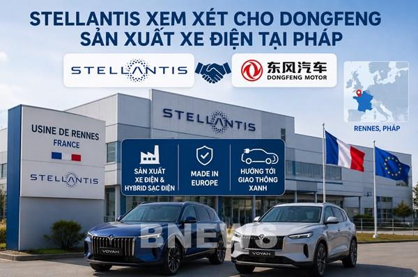 Dongfeng Motor sẽ sản xuất xe điện và xe hybrid sạc điện tại Pháp
