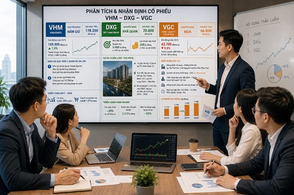 Khuyến nghị cổ phiếu VHM, DXG, VGC: Tìm động lực tăng trưởng mới