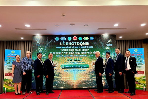 Ra mắt chương trình xếp hạng tín nhiệm doanh nghiệp nông nghiệp