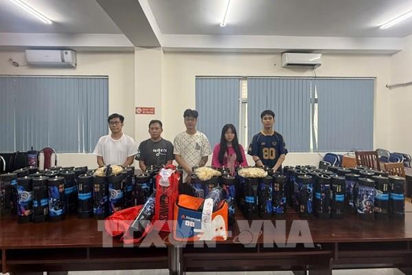 Thành phố Hồ Chí Minh triệt phá đường dây buôn bán khí cười N2O quy mô lớn
