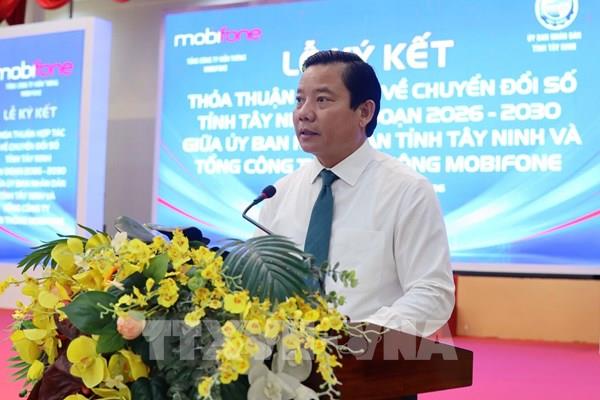 Tây Ninh bắt tay MobiFone thúc đẩy chuyển đổi số toàn diện