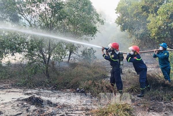 Quảng Trị: Khống chế thành công vụ cháy rừng giáp ranh Quảng Ninh - Ninh Châu