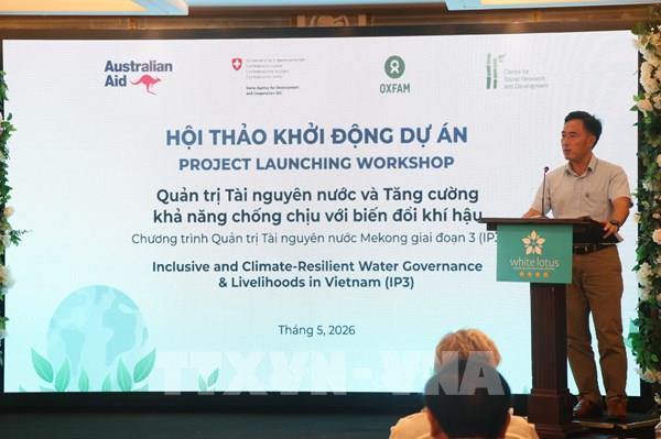 Huế khởi động dự án tăng khả năng chống chịu với biến đổi khí hậu