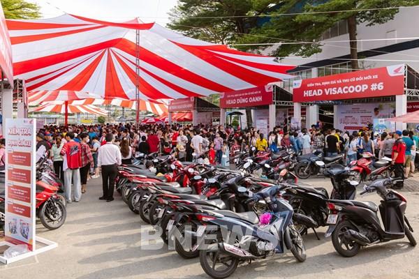 Hàng nghìn lượt tham gia ngày hội “Thu xe cũ – Đổi xe mới” của Honda