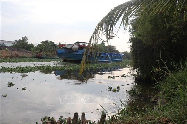 Tây Ninh công bố khẩn cấp sạt lở kênh Dương Văn Dương