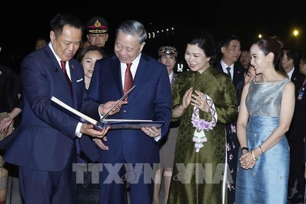 Truyền thông Thái Lan đưa tin đậm nét về chuyến thăm chính thức của Tổng Bí thư, Chủ tịch nước Tô Lâm