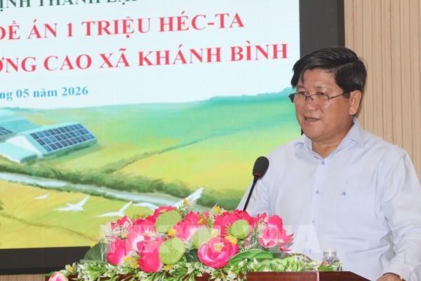 Xã đầu tiên ở ĐBSCL lập ban chỉ đạo đề án 1 triệu ha chuyên canh lúa chất lượng cao
