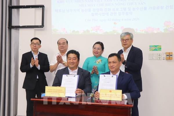 Cần Thơ cùng doanh nghiệp Hàn Quốc hợp tác nâng cao chuỗi giá trị nông sản