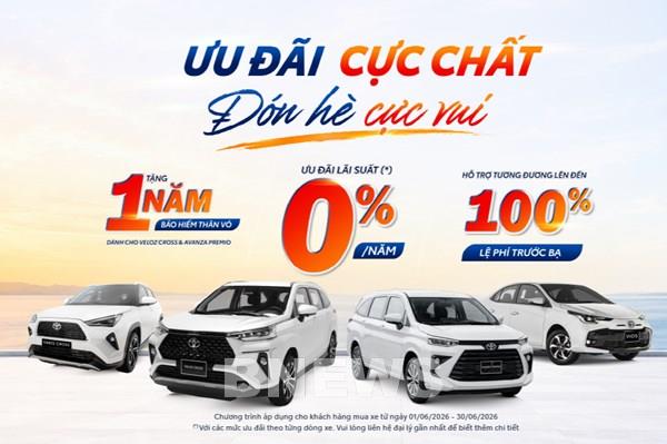 Toyota Việt Nam ưu đãi lớn cho loạt xe trong tháng 6