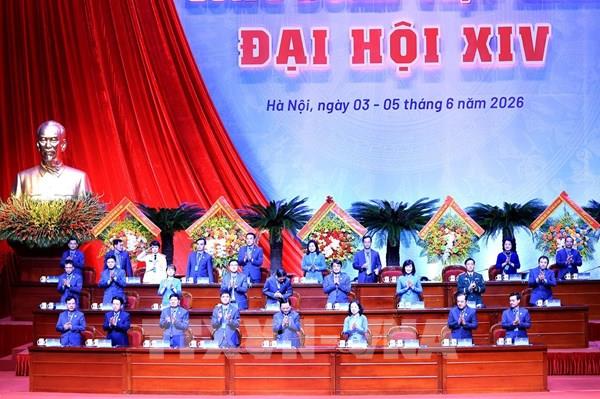Khai mạc trọng thể Đại hội Công đoàn Việt Nam lần thứ XIV nhiệm kỳ 2026 -2031