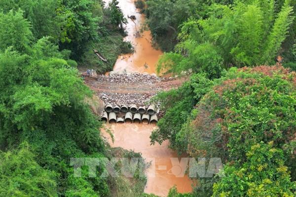 Đồng Nai: Sạt lở cầu tạm Mã Đà, người dân mong sớm có cầu mới