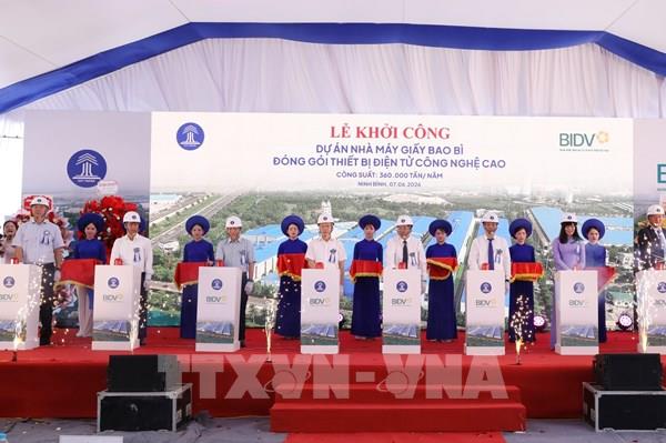 Ninh Bình: Khởi công xây dựng nhà máy giấy bao bì 3.050 tỷ đồng