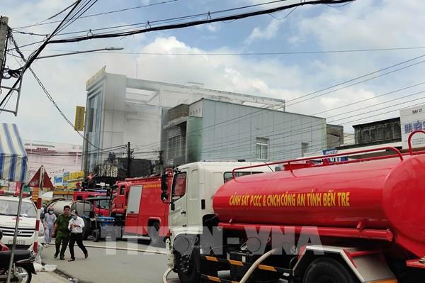 Vĩnh Long: Hỏa hoạn tại cửa hàng văn phòng phẩm làm một người tử vong