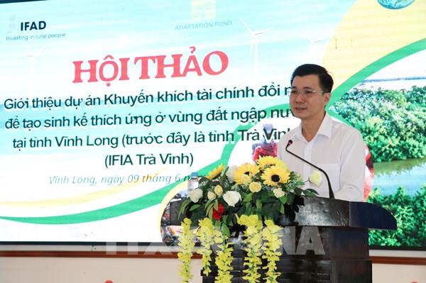 Vĩnh Long triển khai dự án 65 tỷ đồng hỗ trợ sinh kế thích ứng khí hậu