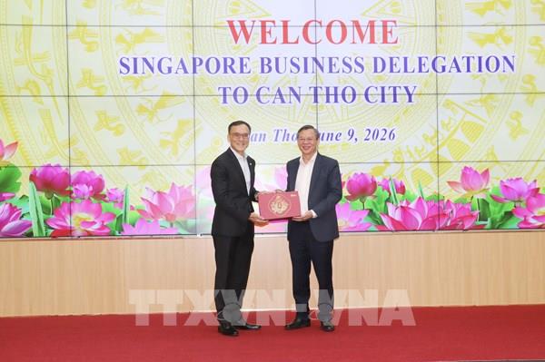 Cần Thơ mời gọi doanh nghiệp Singapore đầu tư vào công nghiệp, năng lượng và logistics